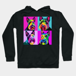 Scottish Terrier Pop Art - Dog Lover Gifts Hoodie